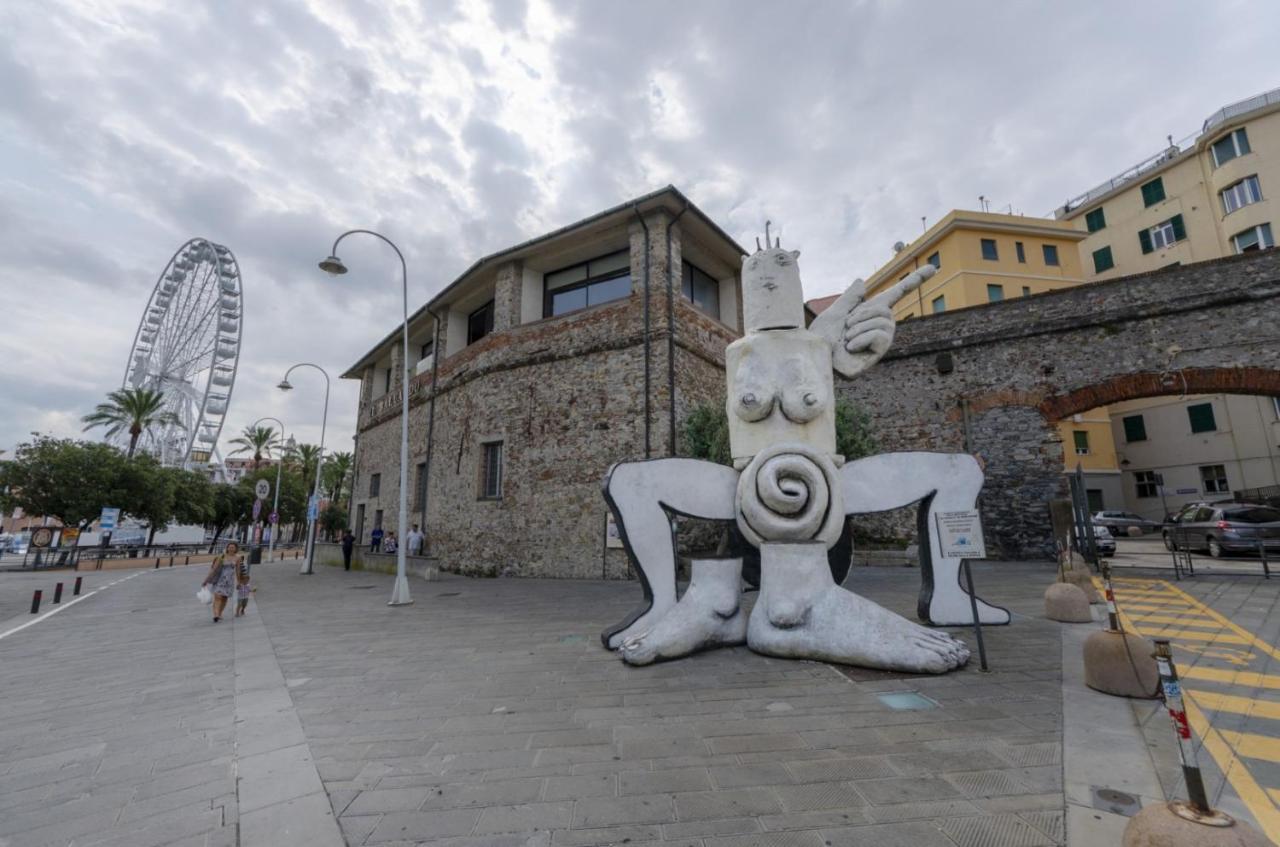 Joivy Warm Family Flat For 9, Near Porto Antico Apartment Genoa Luaran gambar