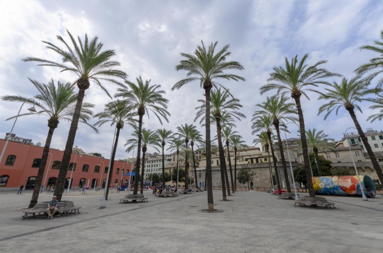 Joivy Warm Family Flat For 9, Near Porto Antico Apartment Genoa Luaran gambar